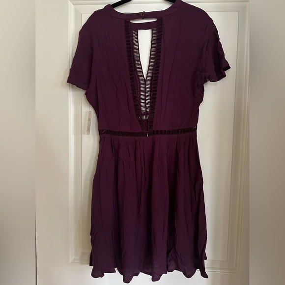 Volcom Even More Dress, Women's Medium, Purple/Plum, NWT - Picture 3 of 5